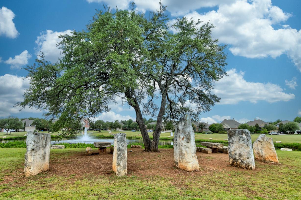 Stone circle landmark