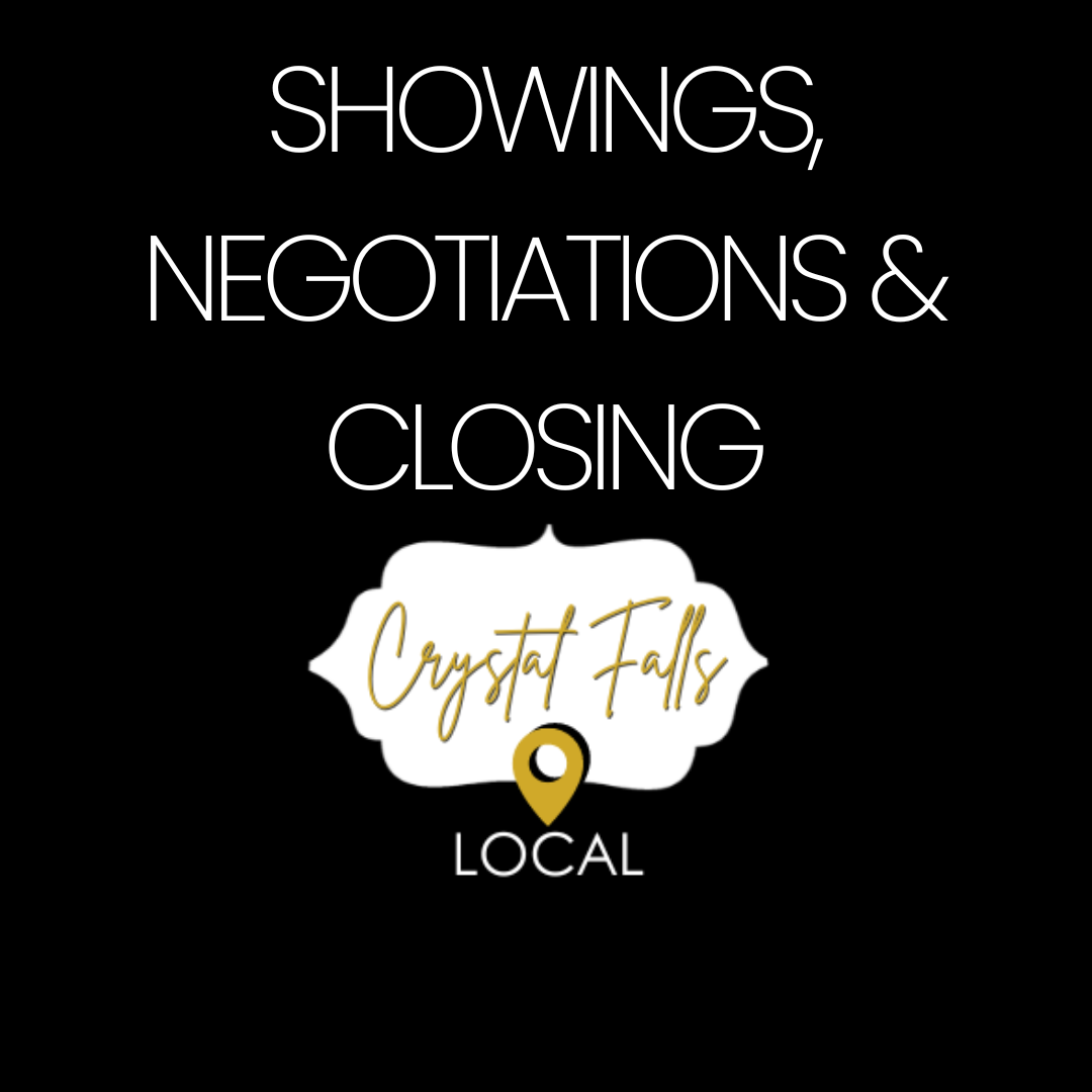 Showings, Negotiations & Closing